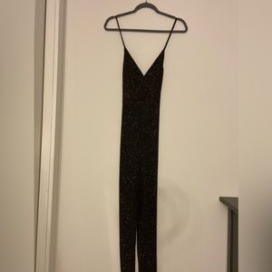Black Sequin Bodysuit